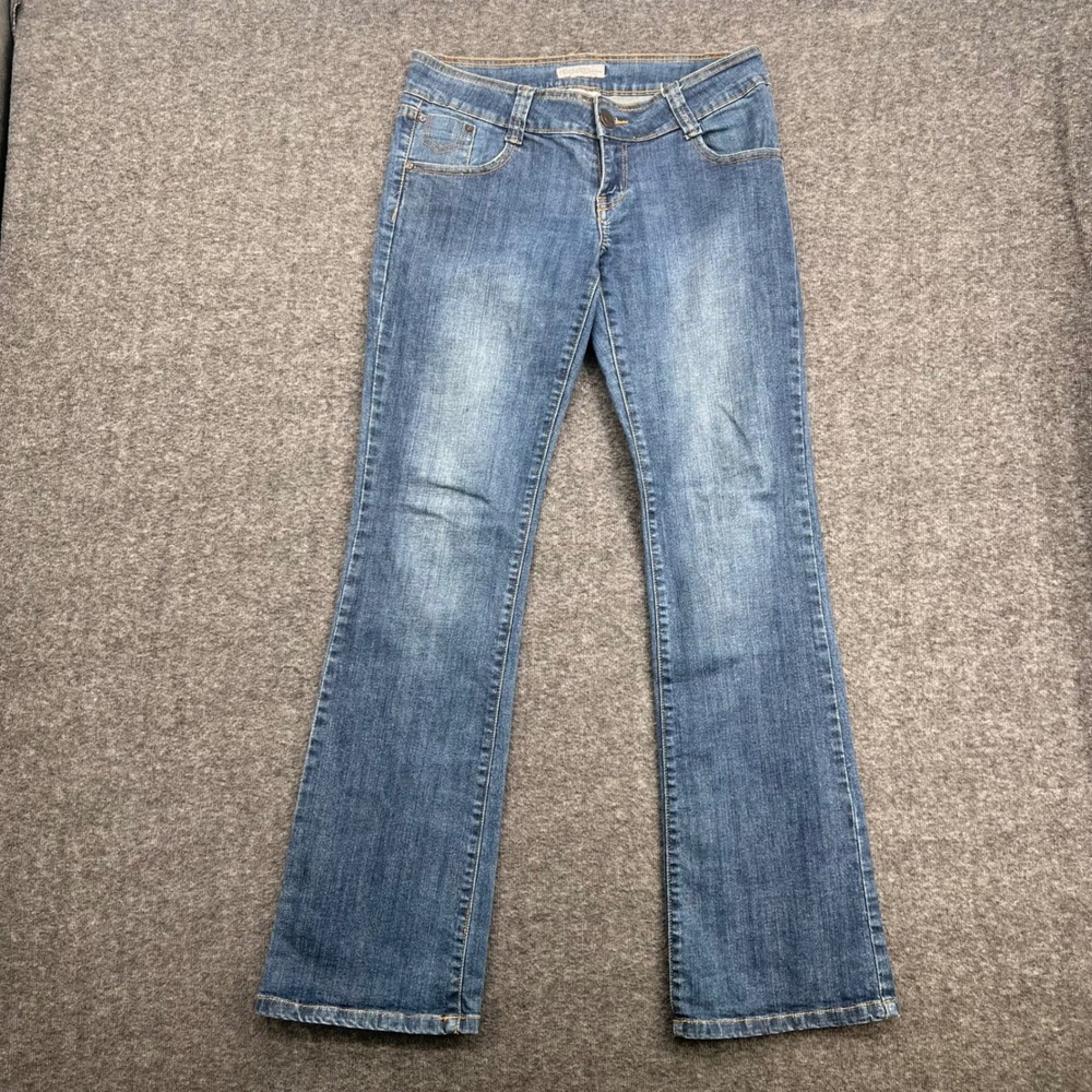 Rip Curl Womens Blue Low Rise Bootcut Jeans Medium Wash Denim Size 7